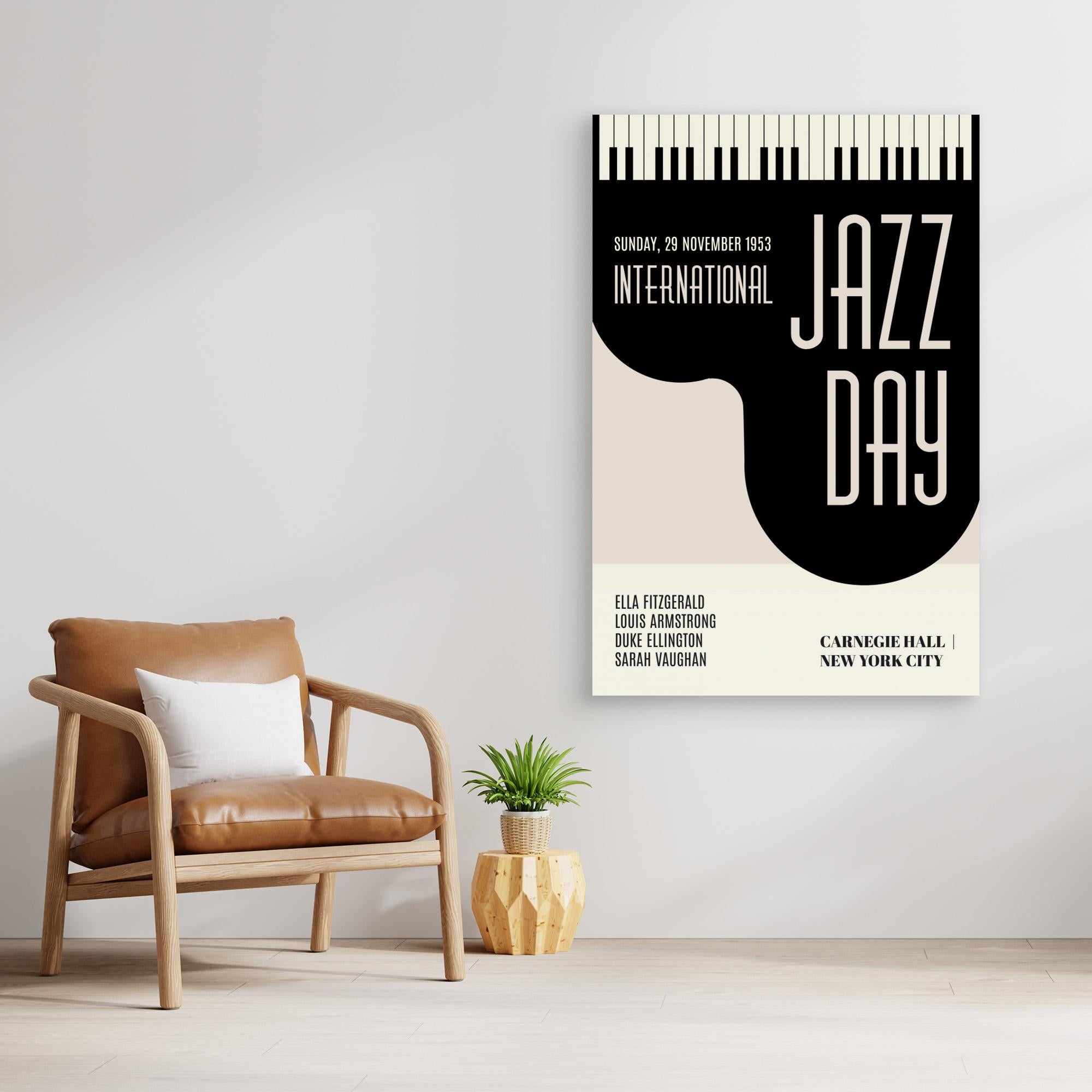 Jazzy Days canvas art print - gallery-quality wall decor with scratch-resistant finish
