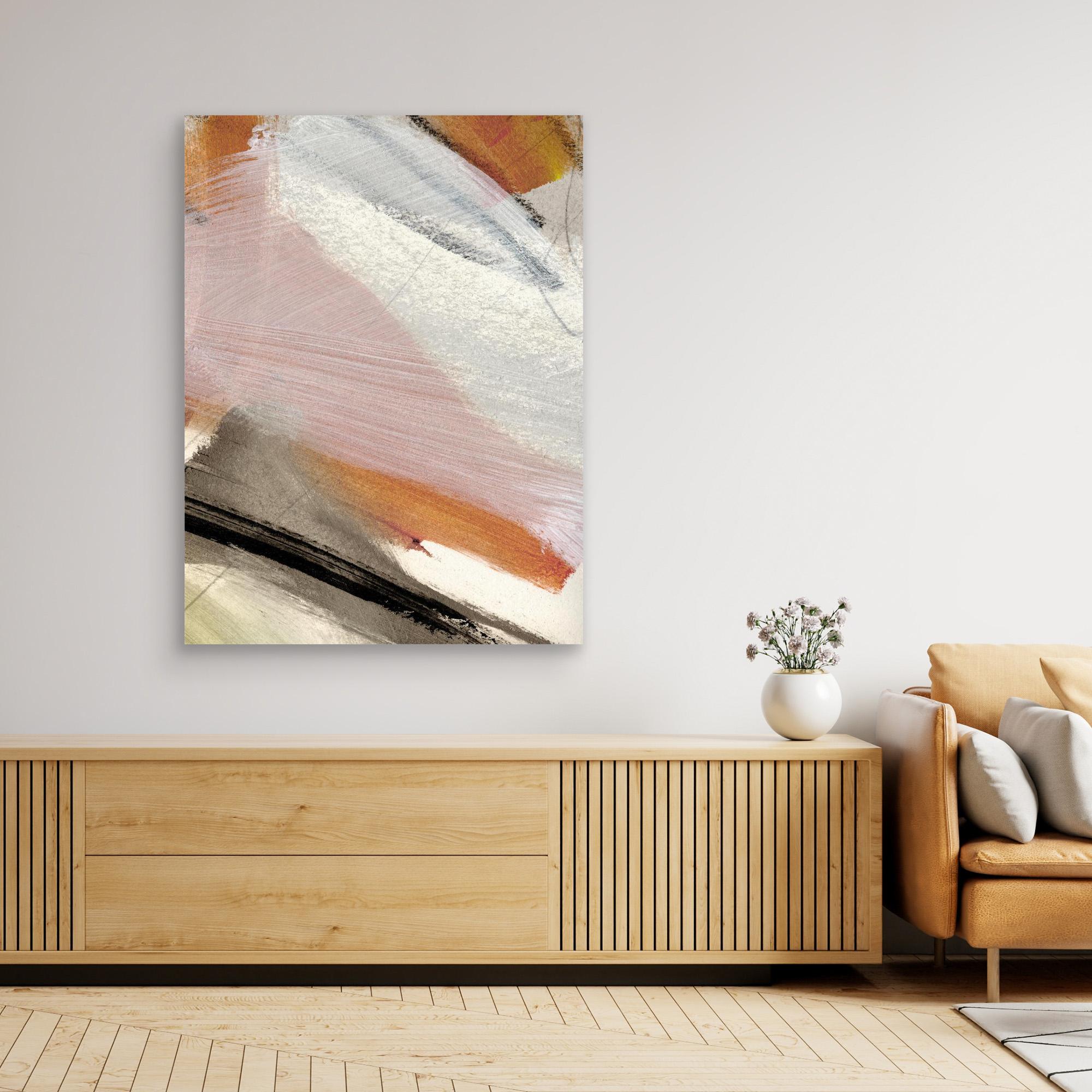 Light  canvas art - close-up detail of painting texture and UV0protected colours.
