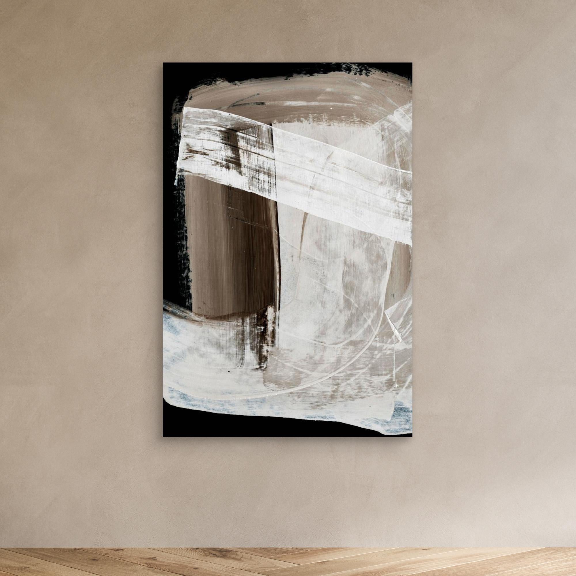 Mind a contemporary abstract canvas print - main view showing thought-provoking modern design.
